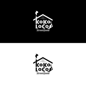 'KoKo LoCo' with space for the unique van id. ie 'StreetFood' | Logo Design by DP