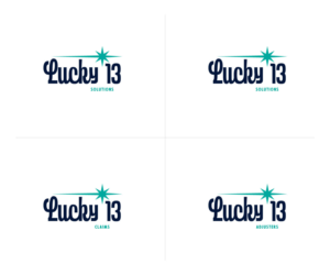 Logo Design by lionx for Lucky 13 Solutions | Design: #26448374