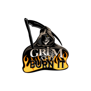 GRIM AND BURN IT | Logo Design by luckdesign