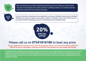 cleaning service | Brochure Design by Thezebrasta