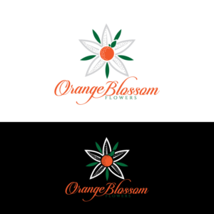 Orange Blossom Flowers | Logo Design by Graphic Bricks