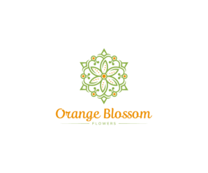 Orange Blossom Flowers | Logo Design by WahyuHMD