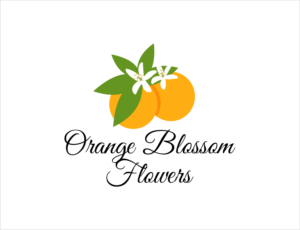Orange Blossom Flowers | Logo Design by BNdesigner