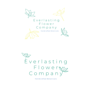 Everlasting Flower Company.            Handcrafted Botanicals | Logo Design by Kimh
