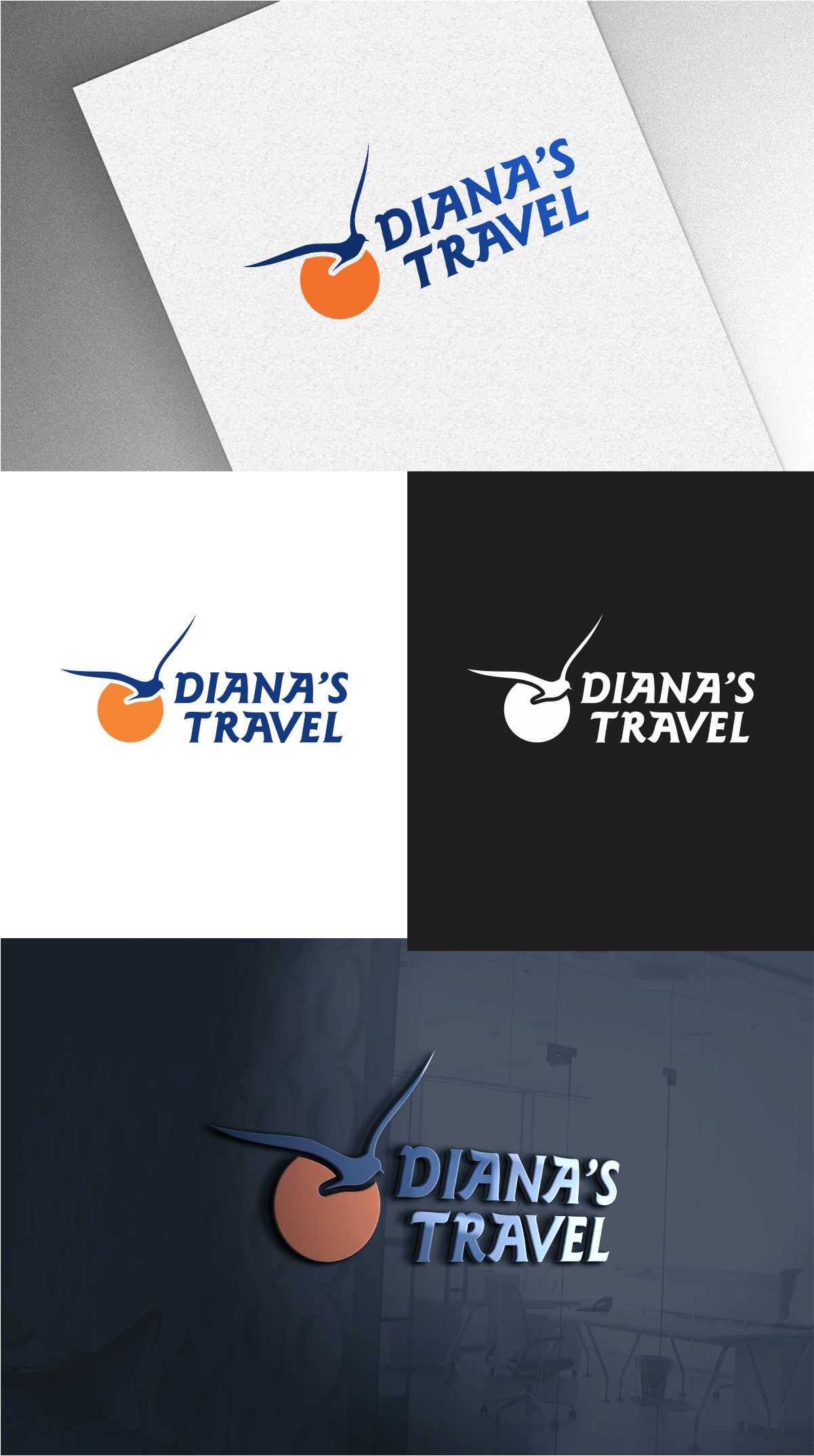 Logo-Design von Dave Paresh für Diana’s Travel | Design #26447776