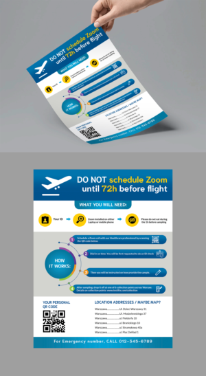 1-page flyer for healthtech company | Diseño de Flyer por Schöpfer