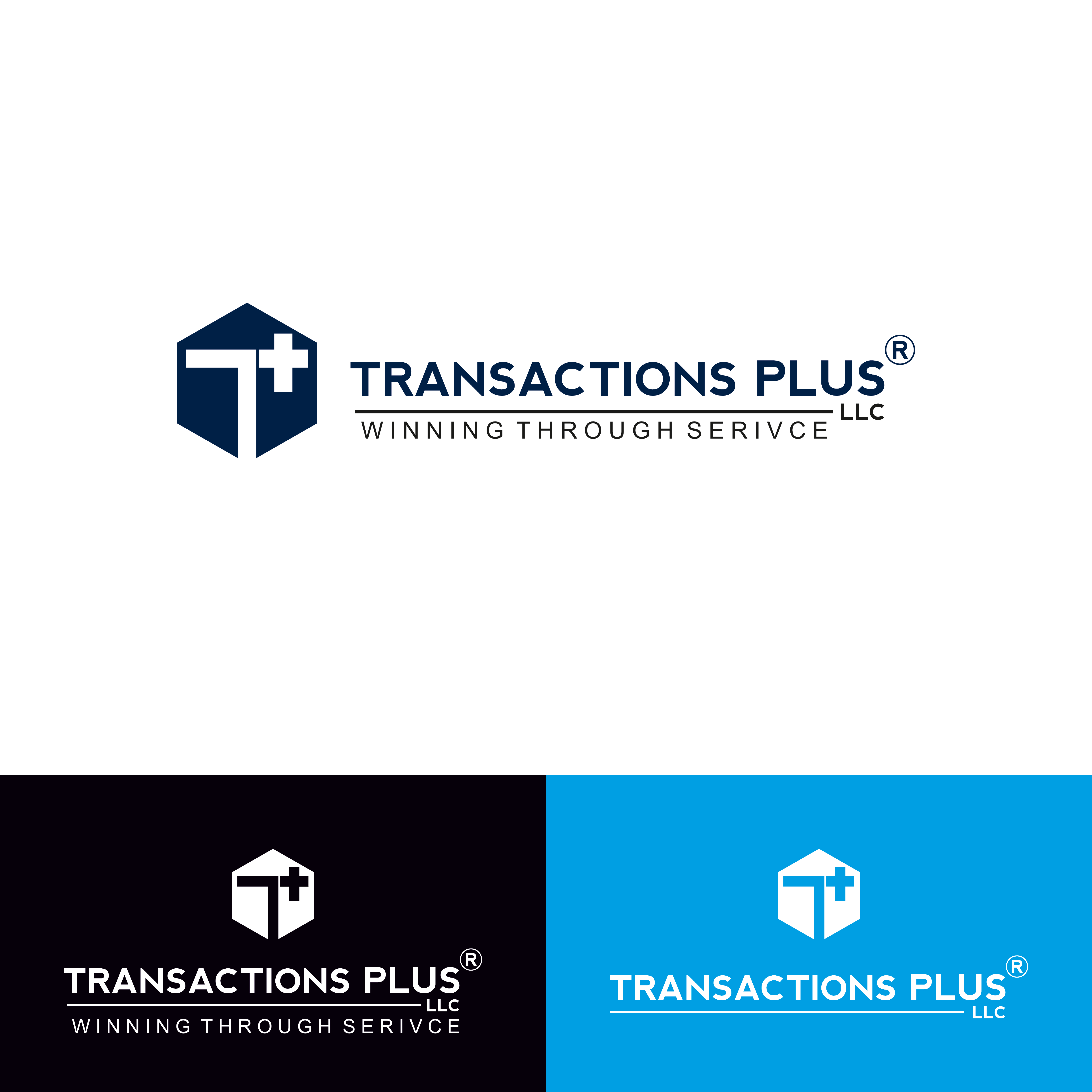 Logo Design by 4AD for Transactions Plus LLC | Design #26448229