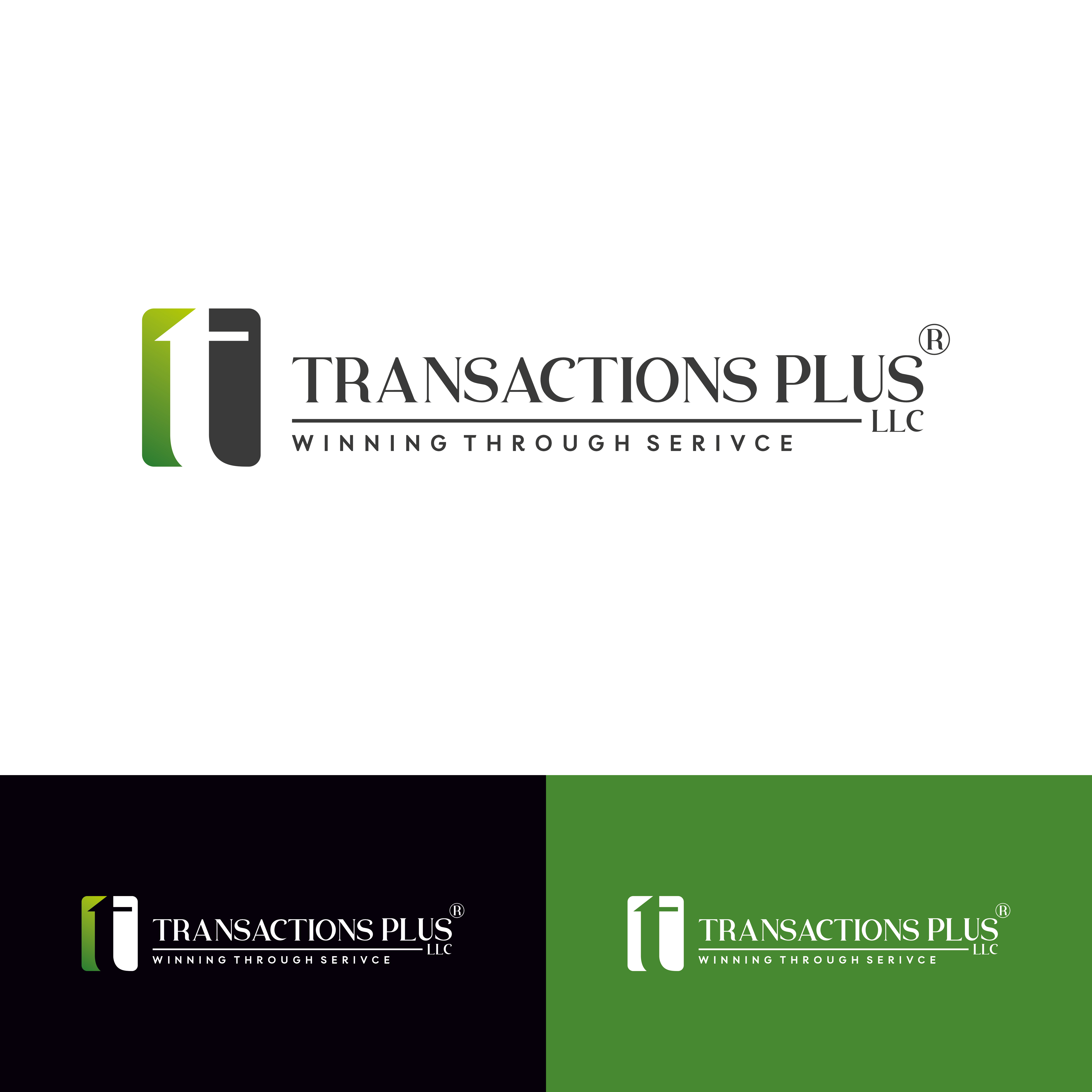 Logo Design by 4AD for Transactions Plus LLC | Design: #26448330