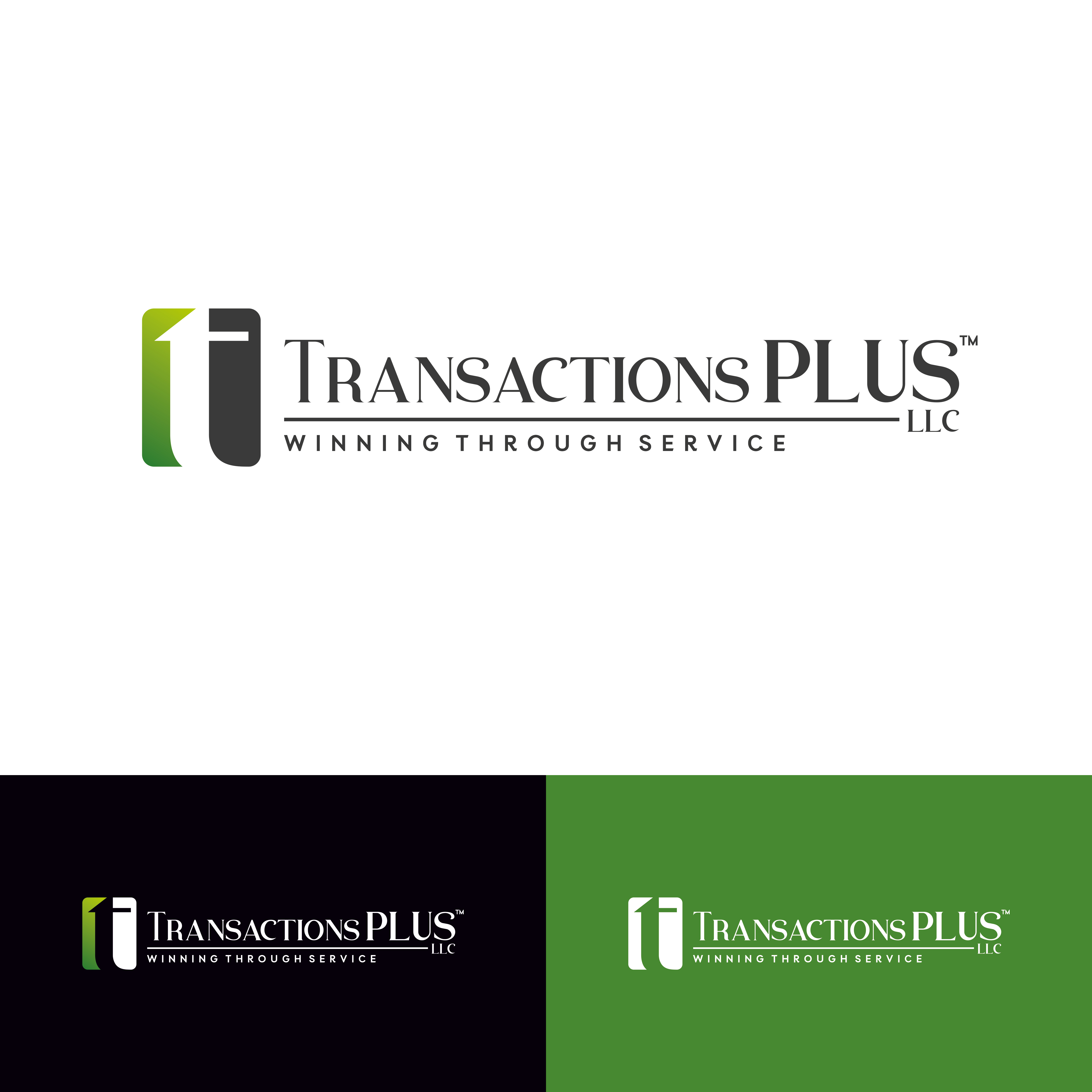 Logo Design by 4ad for Transactions Plus LLC | Design #26466806