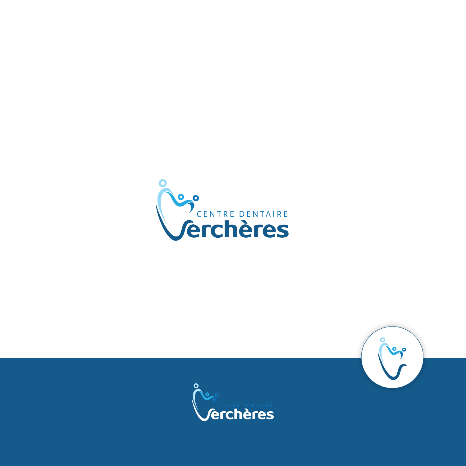 Logo Design by GenArt for Centre Dentaire Verchères | Design #26449071