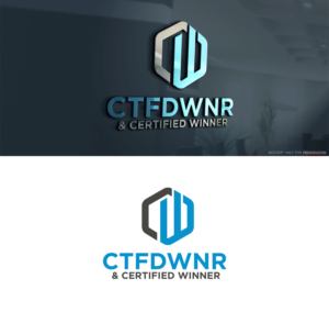 CW, CTFDWNR & Certified Winner | Logo Design by Mono.co