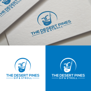 The Desert Pines Sip and Stroll | Logo Design by Cah RE 2