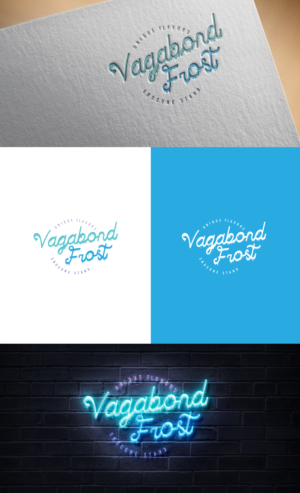 Vagabond Frost (optional: Snocone Stand or Snocones) | Diseño de Logo por GLDesigns