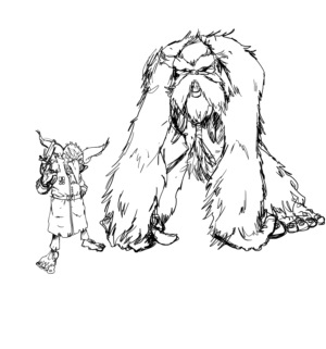 The Imperial Goblin & A Mad Yeti | Design de Figurine par Tomi Ax