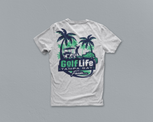 Living Golf Life Tampa Florida | Design de T-shirt par Ena