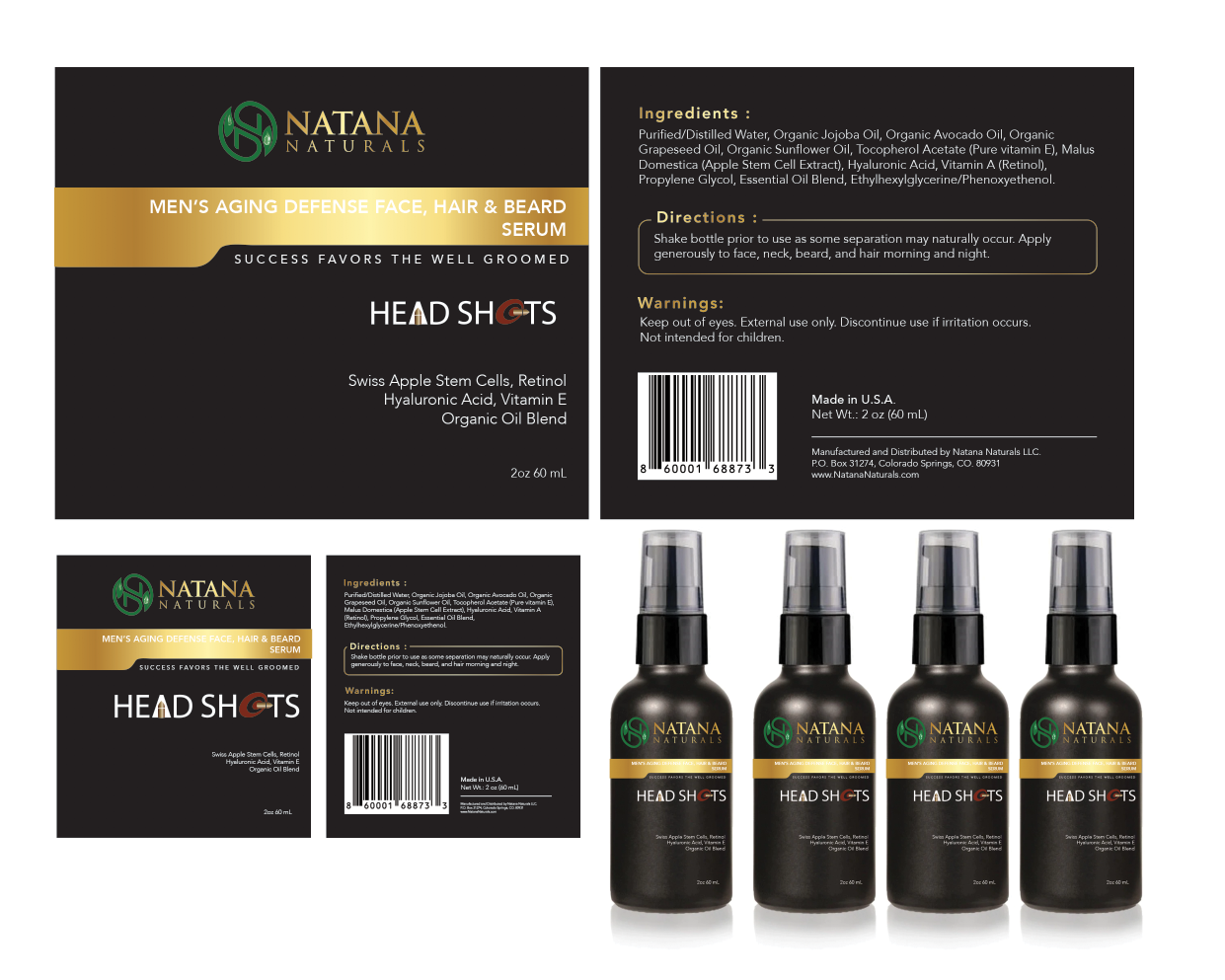 Label Design by Einder for Natana Naturals | Design #26487371