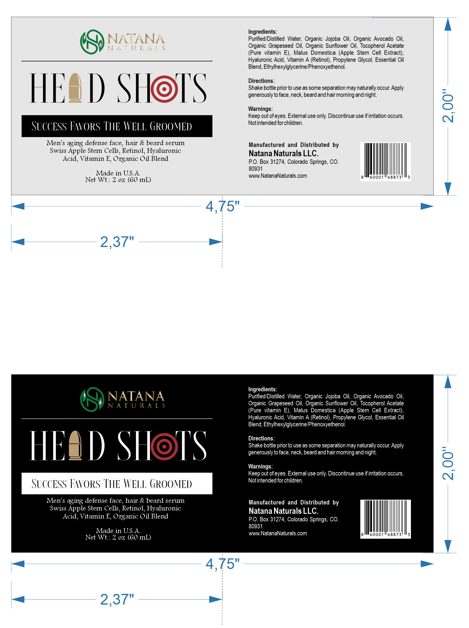 Label Design by divergent for Natana Naturals | Design #26452905
