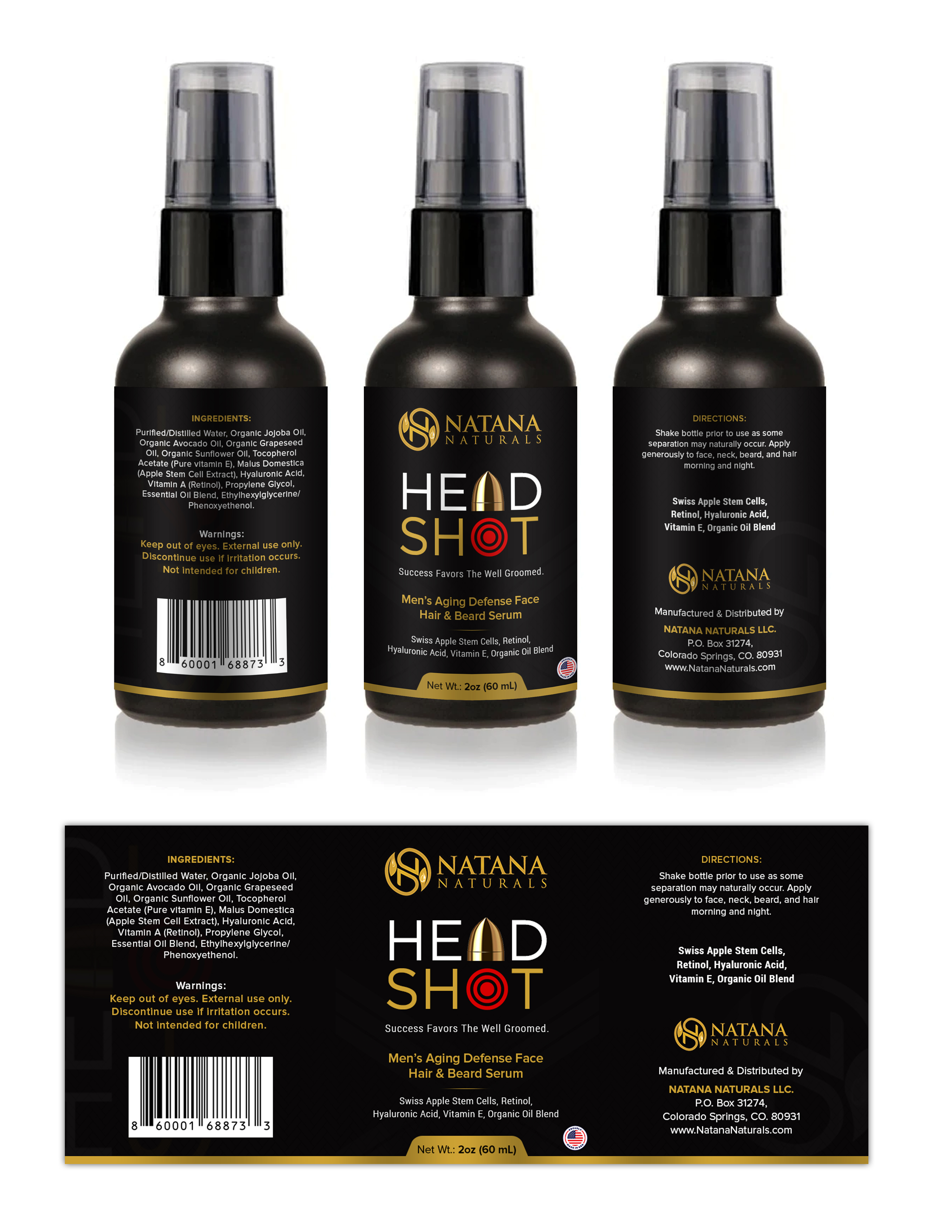 Label Design by SAI DESIGNS for Natana Naturals | Design #26479651