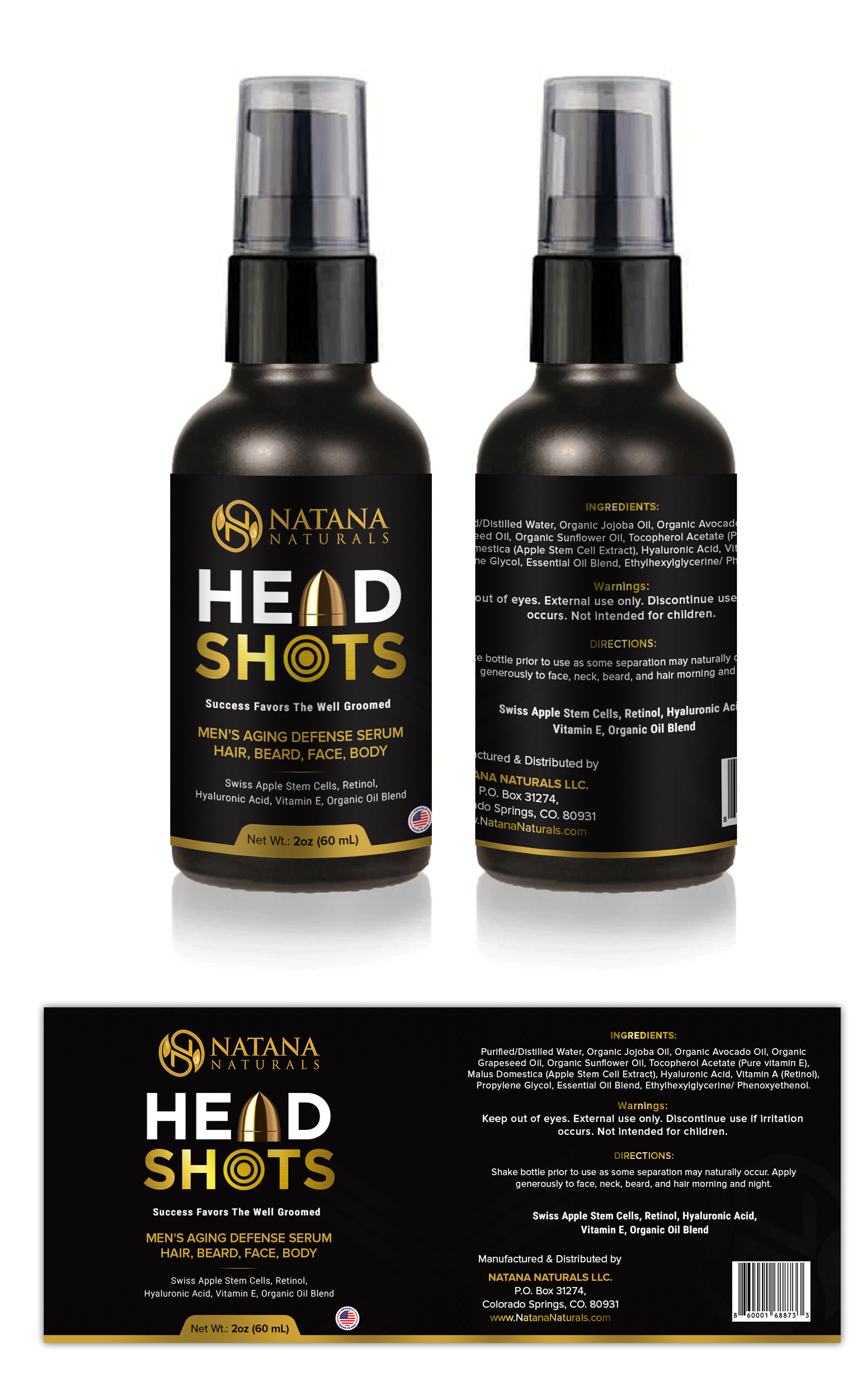 Label Design by SAI DESIGNS for Natana Naturals | Design #26487741