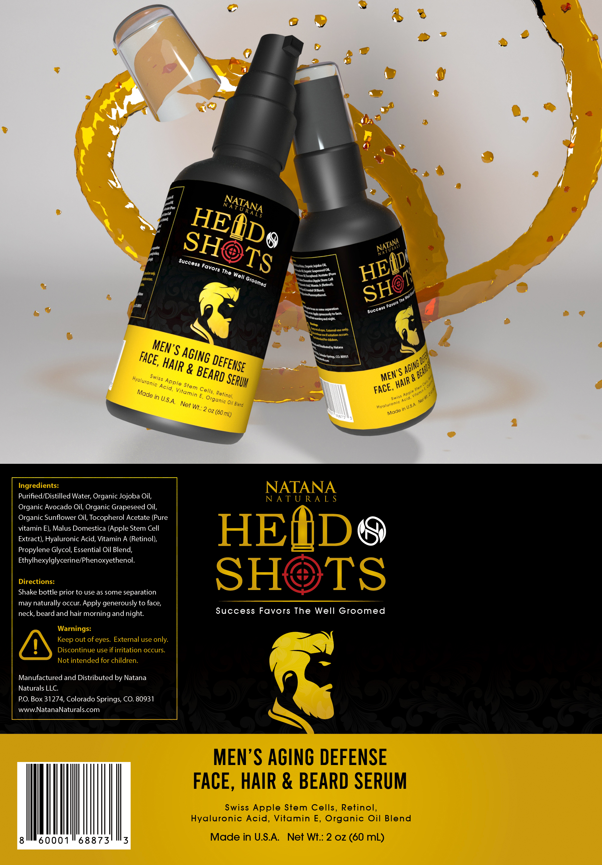 Label Design by adjeiiBlack for Natana Naturals | Design #26453336