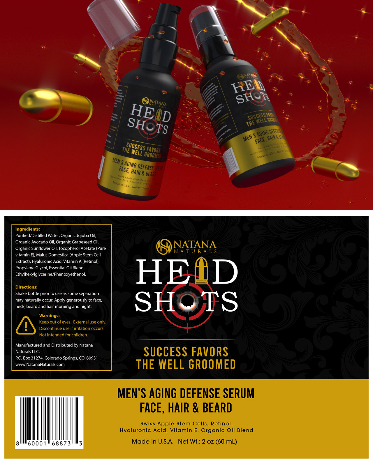 Label Design by adjeiiBlack for Natana Naturals | Design #26462056