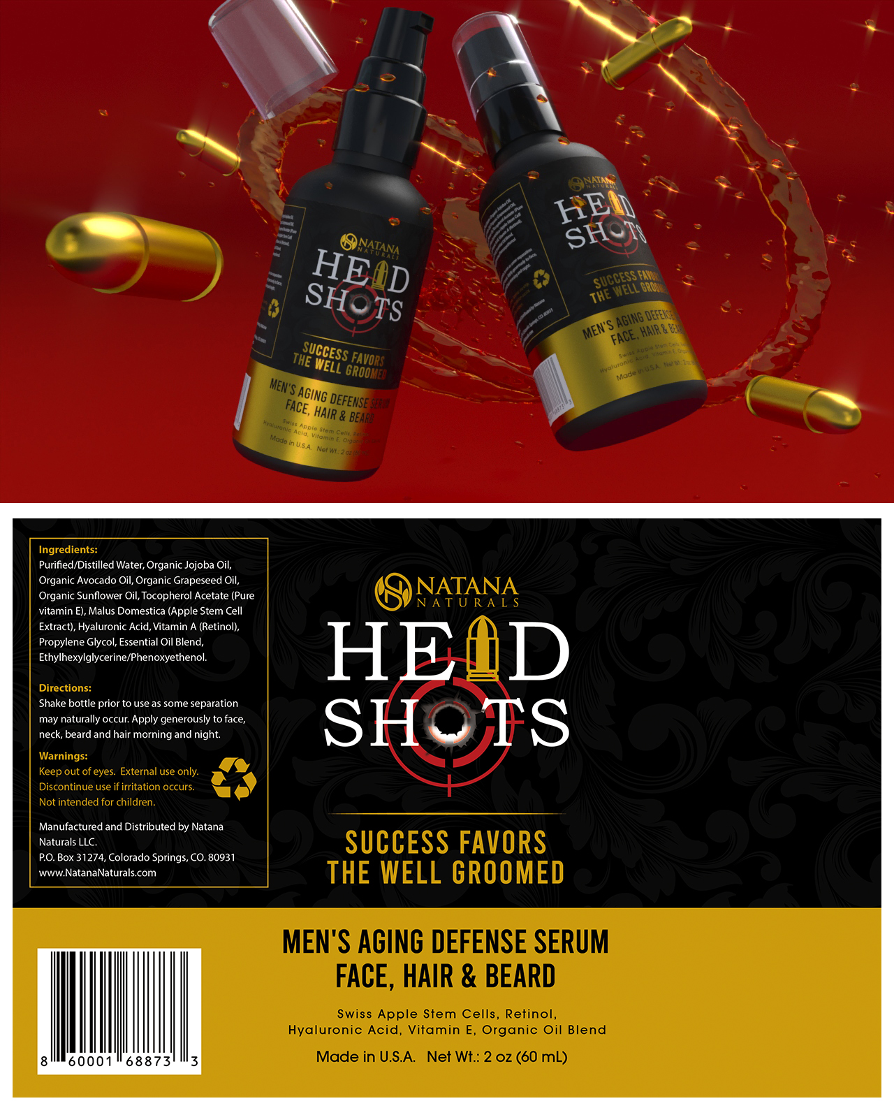 Label Design by adjeiiBlack for Natana Naturals | Design #26463286