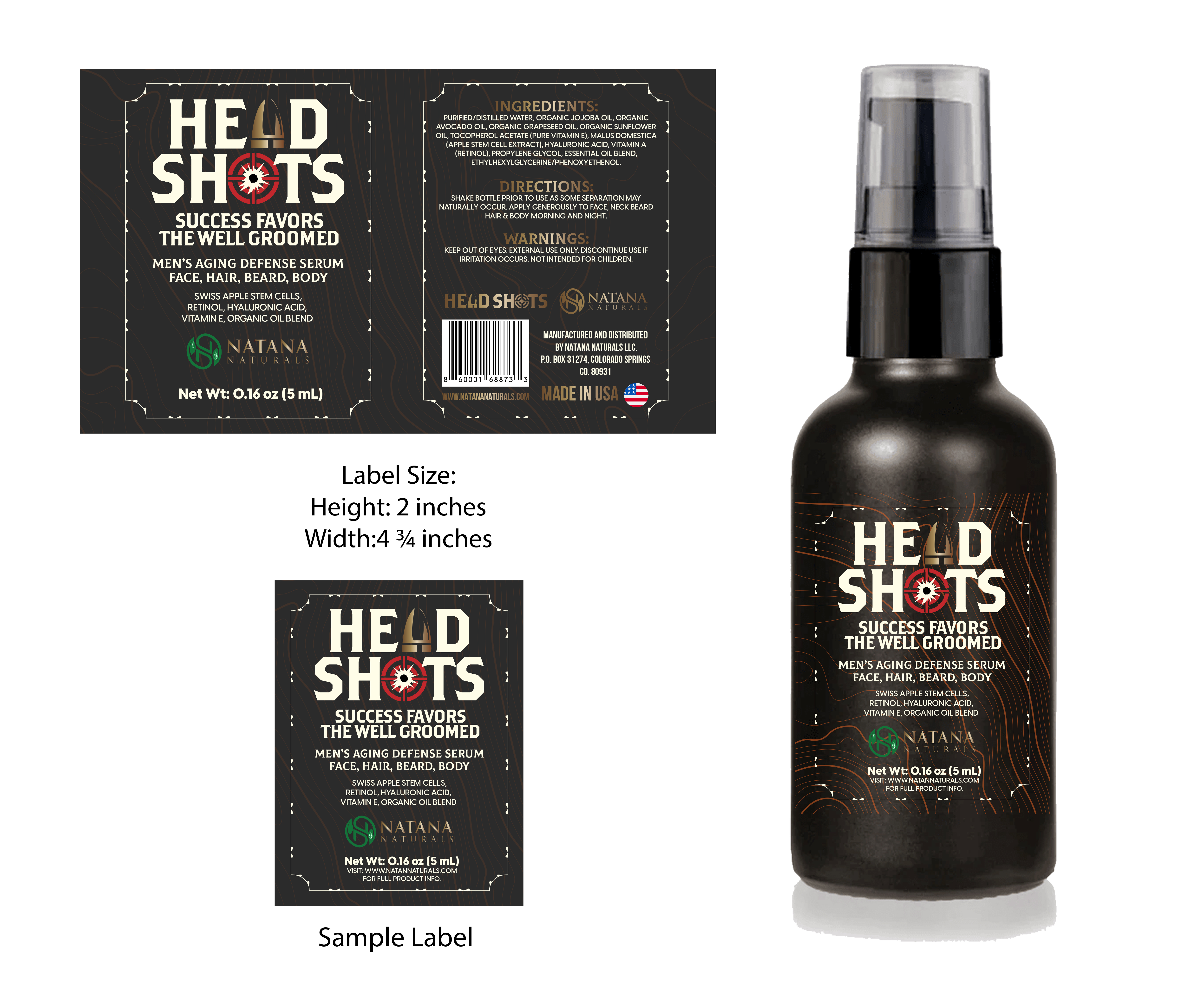 Label Design by josedomingo for Natana Naturals | Design #26483624