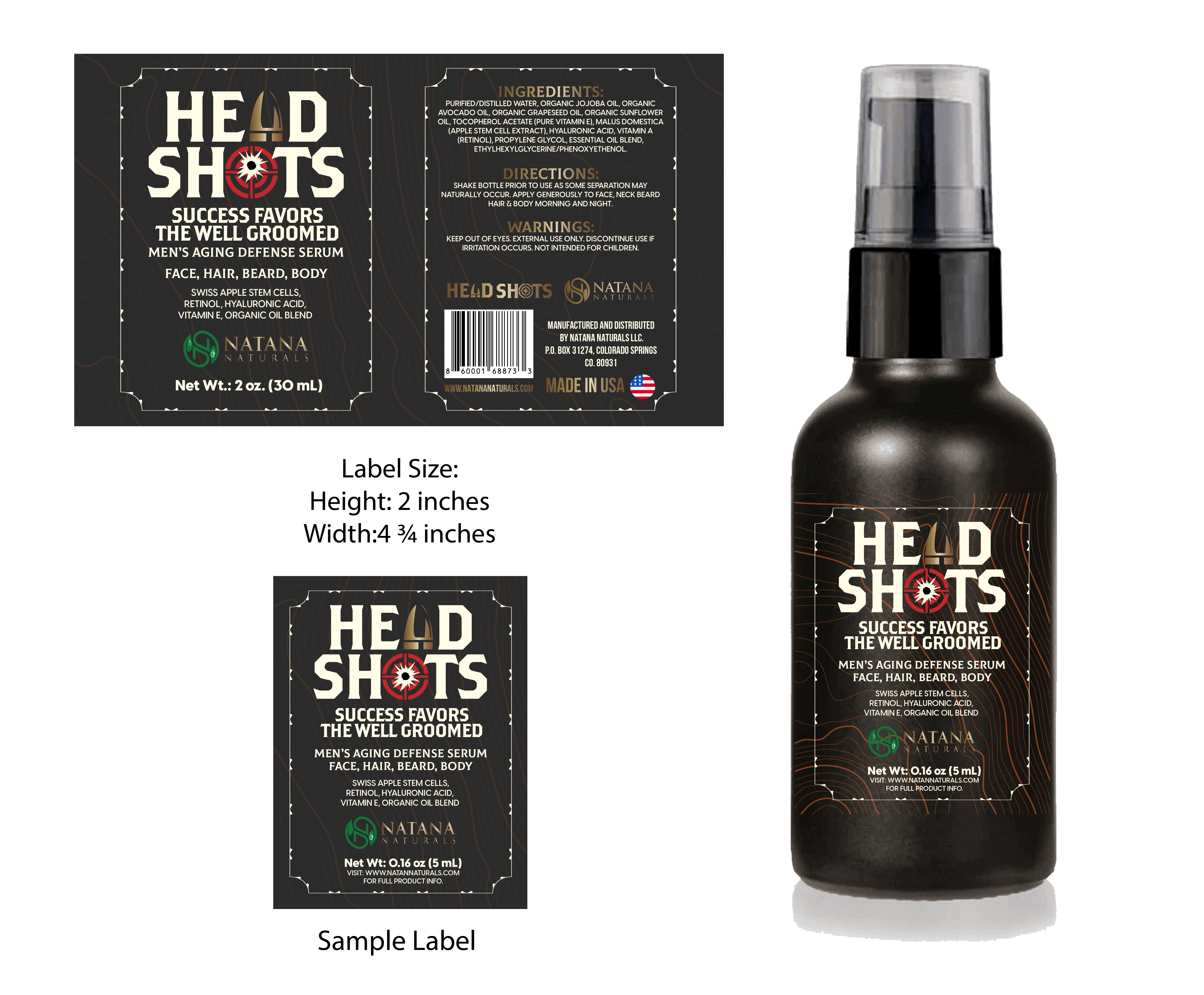 Label Design by josedomingo for Natana Naturals | Design #26483674