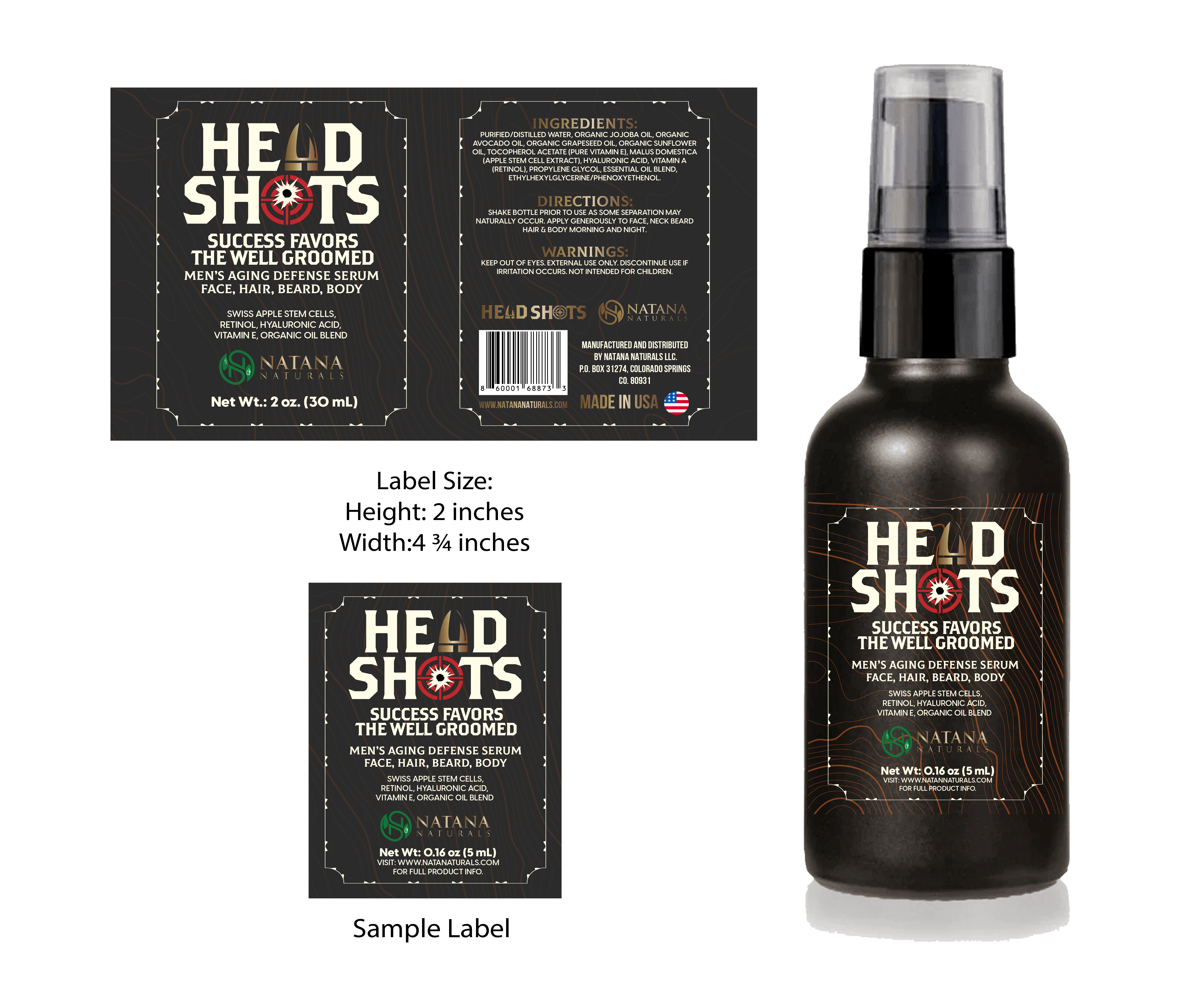 Label Design by josedomingo for Natana Naturals | Design #26483718