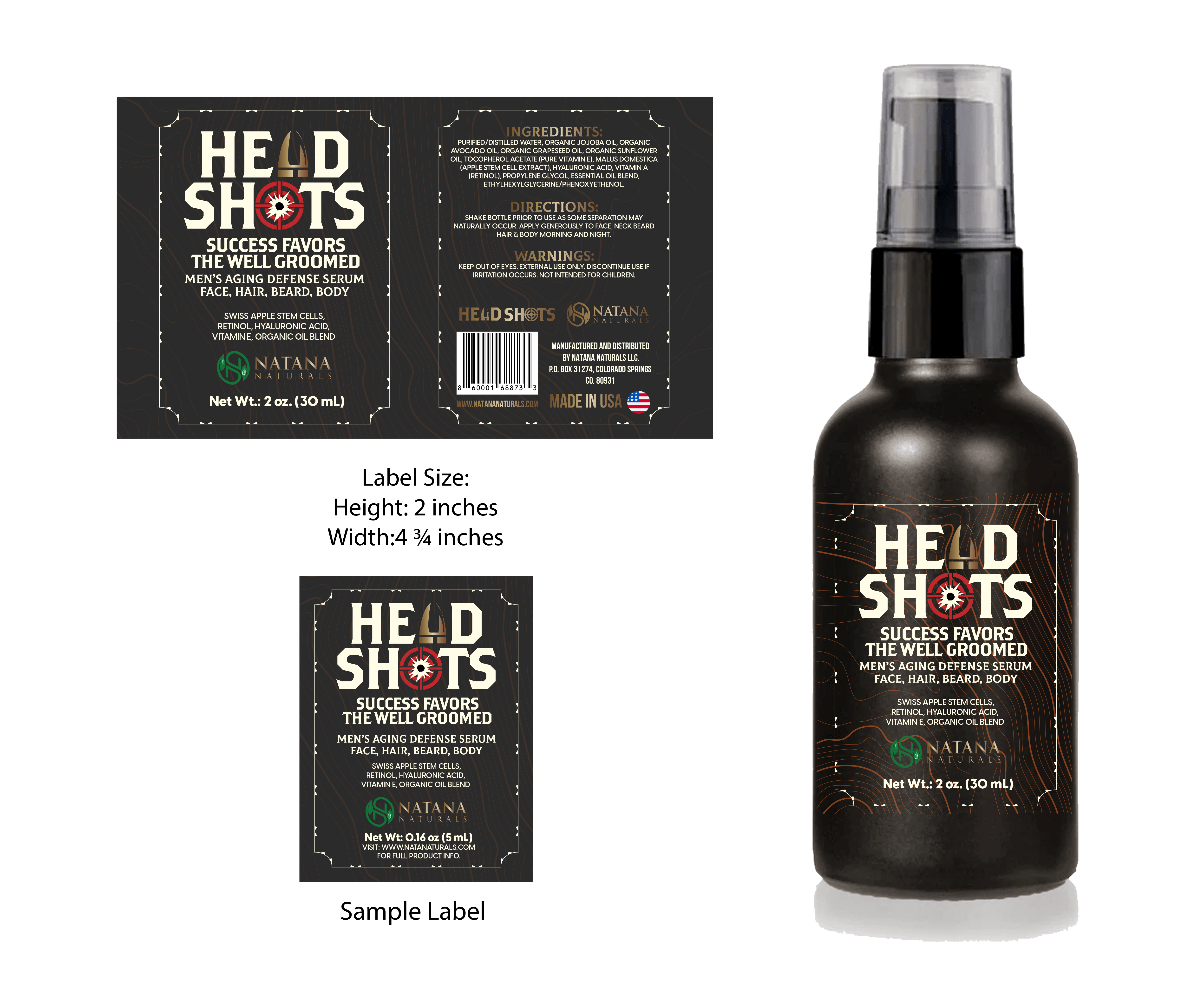 Label Design by josedomingo for Natana Naturals | Design #26483725
