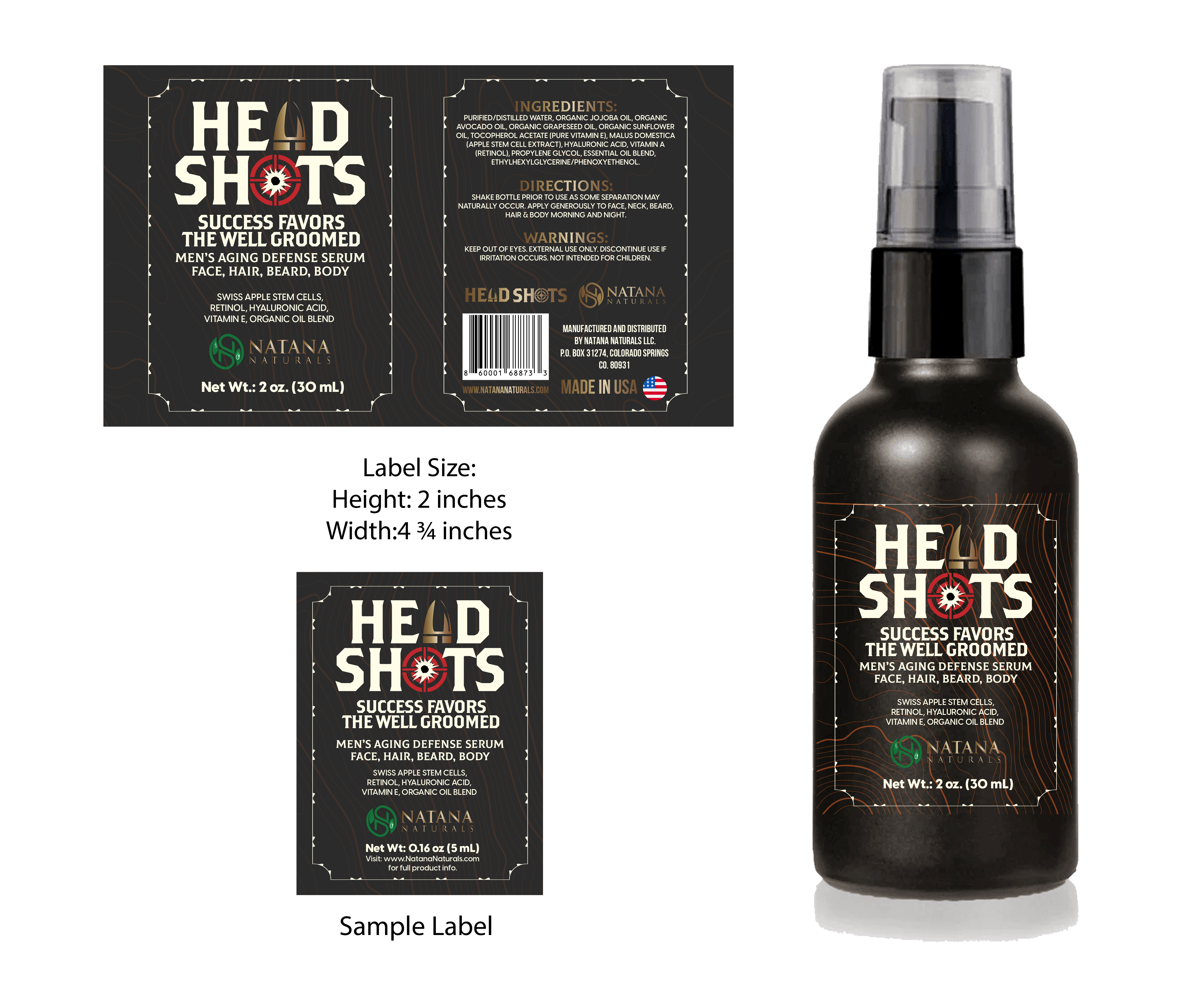 Design Étiquette par josedomingo pour Natana Naturals | Design #26487317