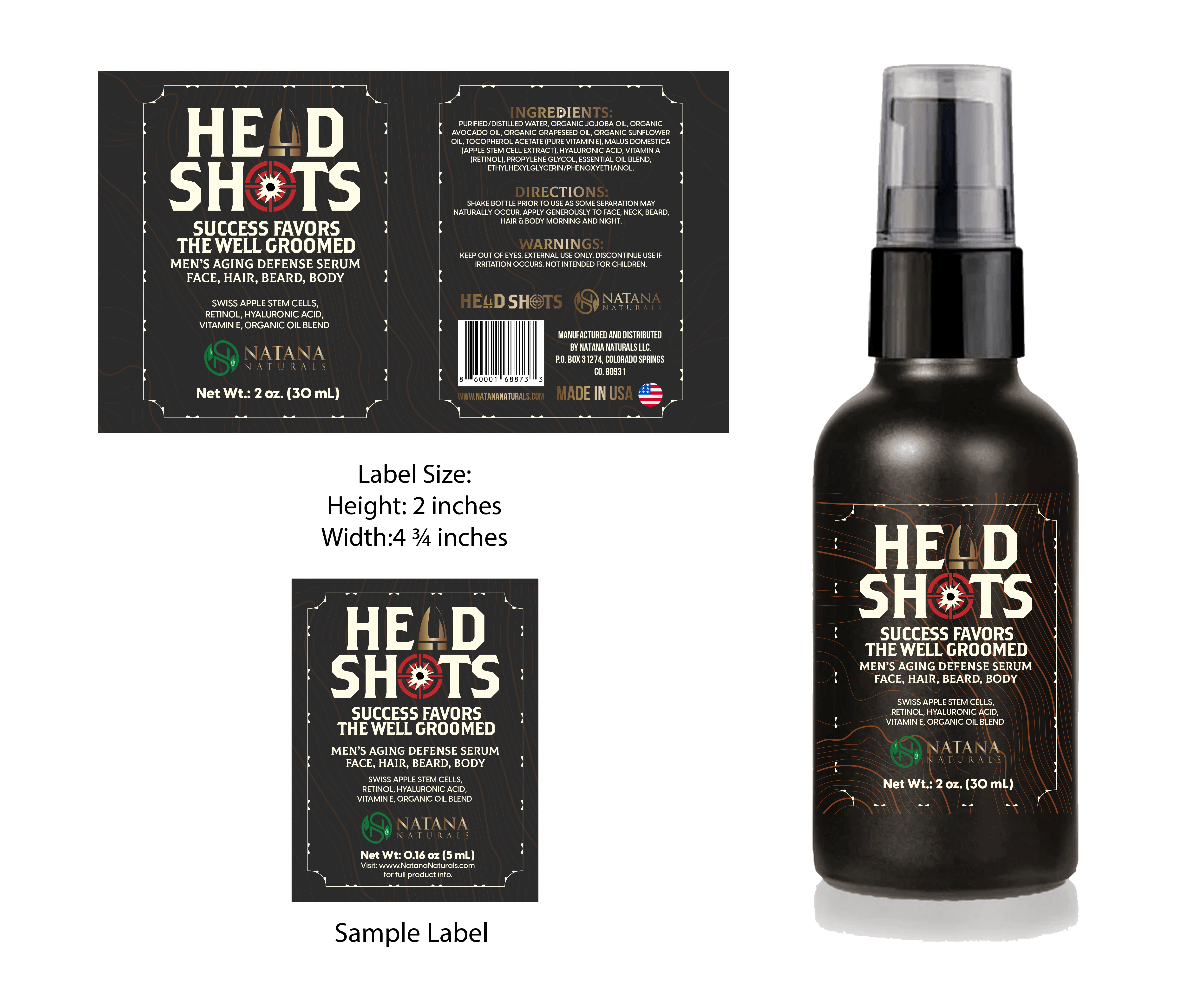 Label Design by josedomingo for Natana Naturals | Design #26488551