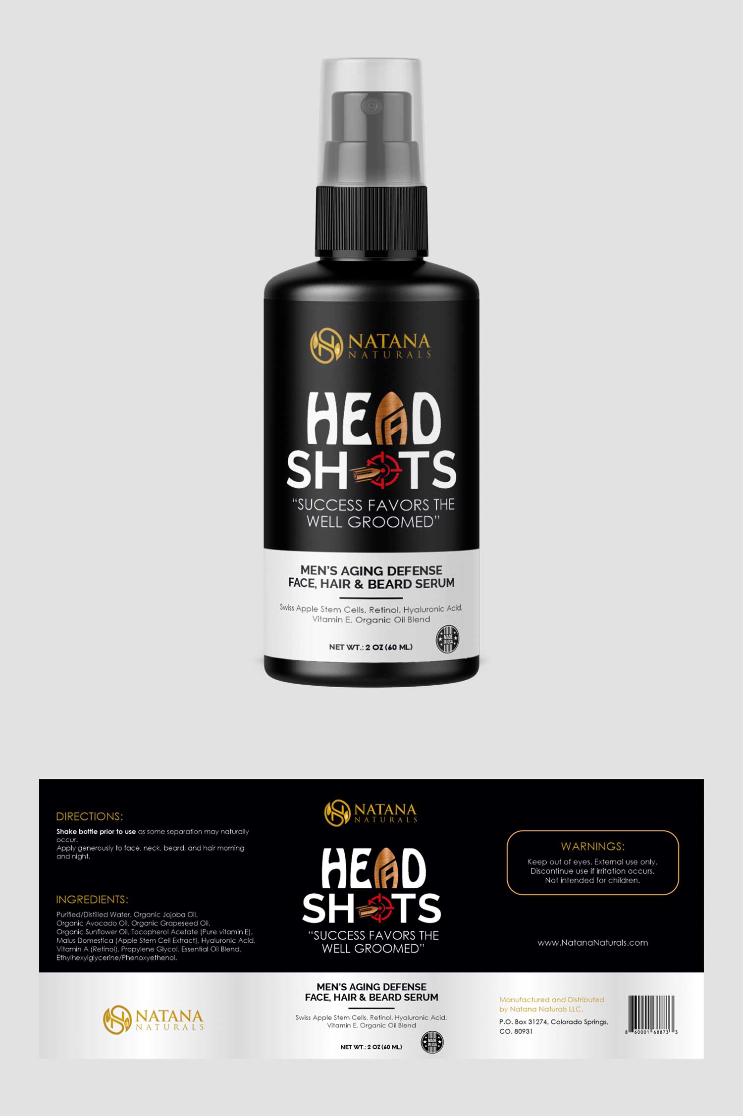 Label Design by INEST Design for Natana Naturals | Design #26467222