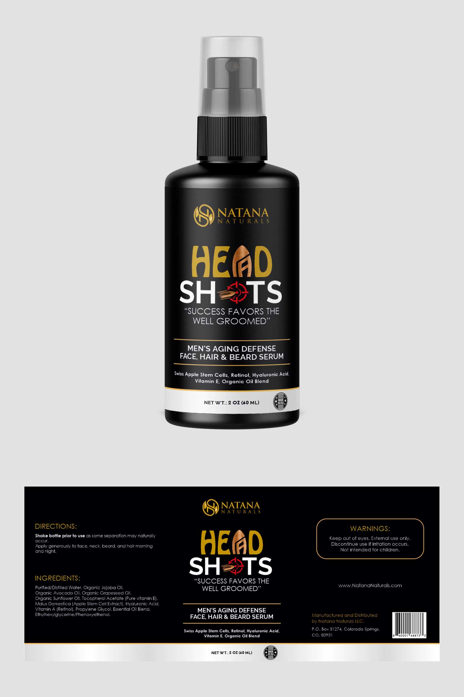 Label Design by INEST Design for Natana Naturals | Design #26467224