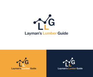 Layman's Lumber Guide; LLG; or no text | Logo Design by Art Lancer