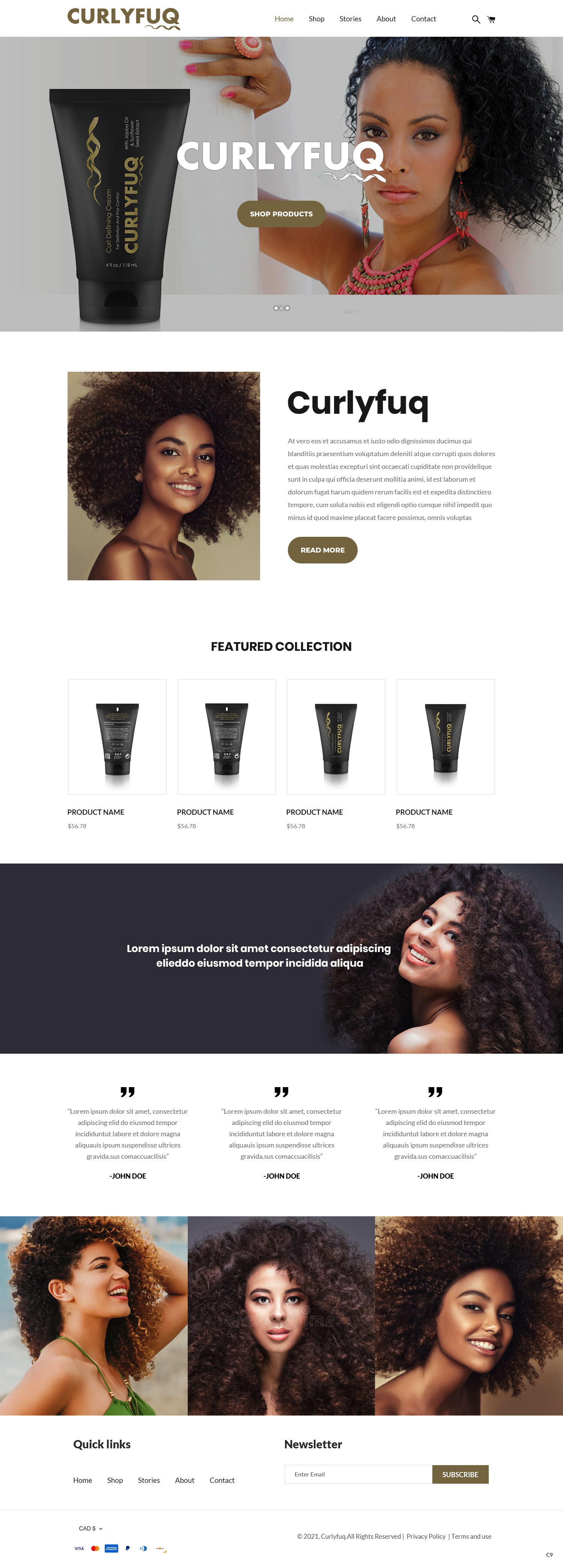 Shopify Design by pb for this project | Design #26458210