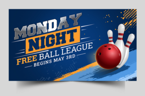 (4) Bowling League Designs 1920x1080  | Flyer Design by SAI DESIGNS