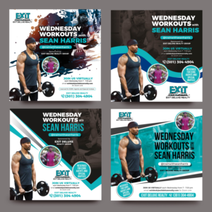 8.5 x 8.5 Sean Harris Flyer | Design de Flyer par rkailas