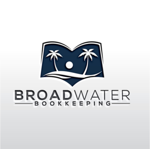 Broadwater Bookkeeping | Logo Design by Jennifer©