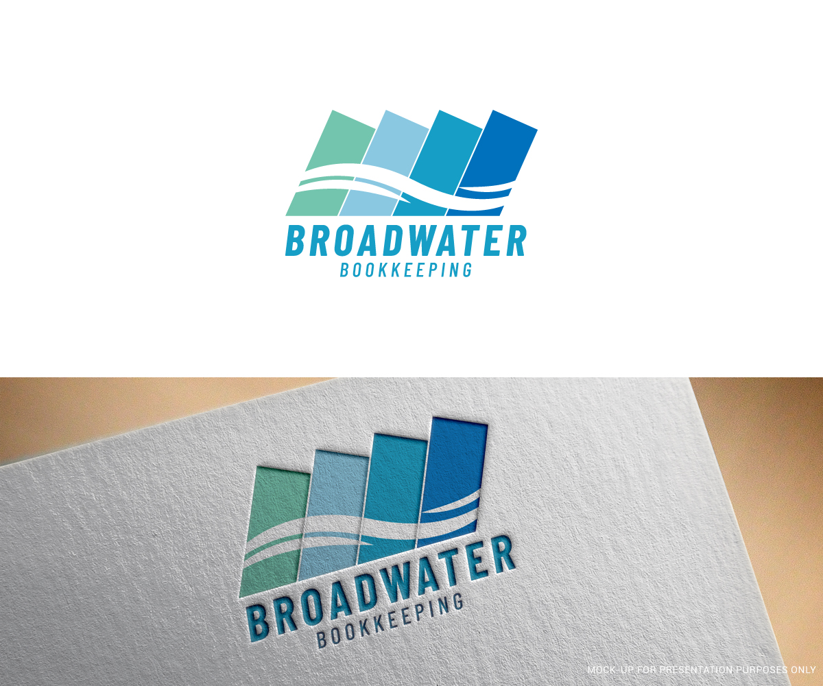 Logo Design by kimcam for Broadwater Bookkeeping | Design #26489833