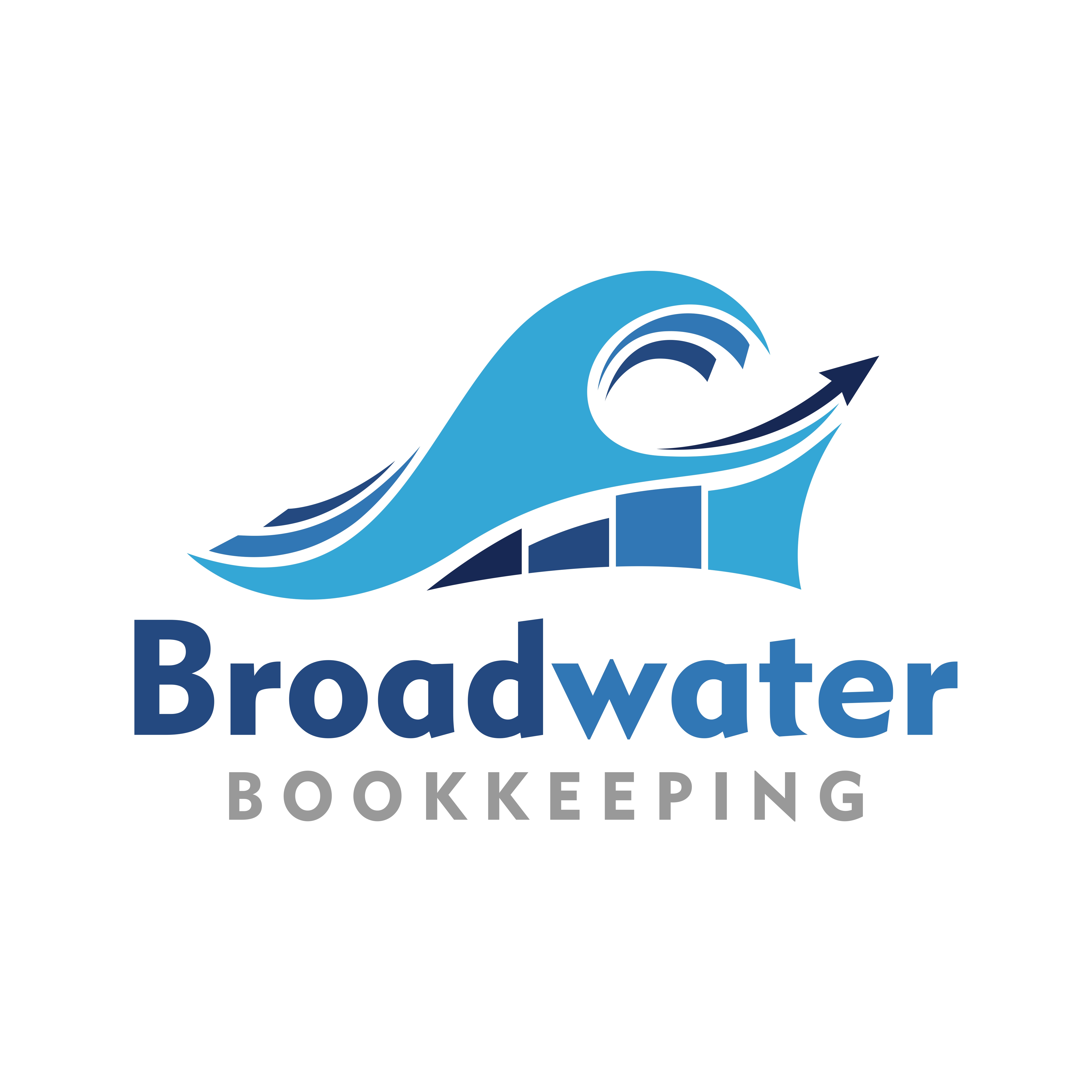 Logo Design by Sergio Medina for Broadwater Bookkeeping | Design #26454337