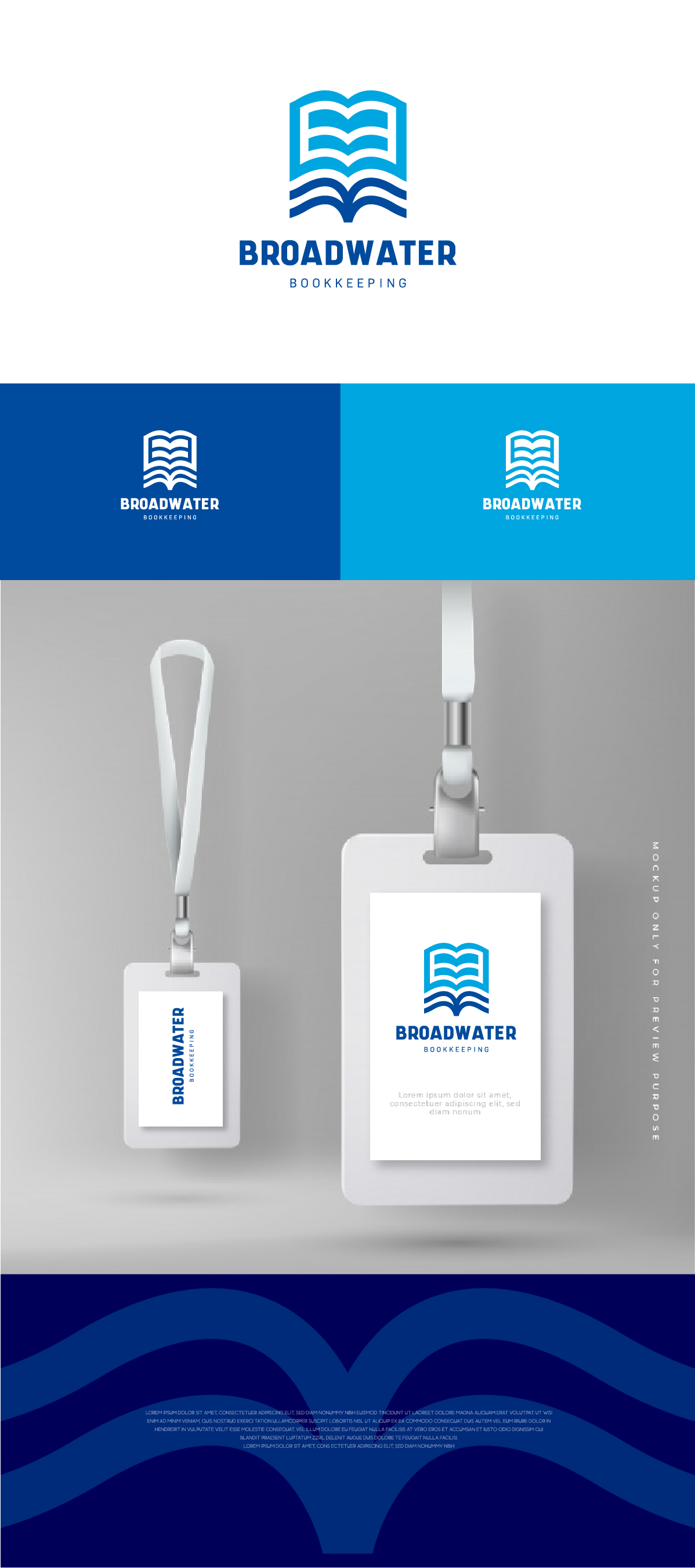Logo Design by Ng V Duc for Broadwater Bookkeeping | Design #26454673