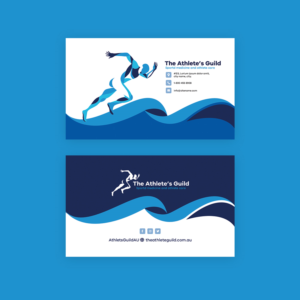 Business Card Design by nh5 for The Athlete's Guild | Design: #26457034