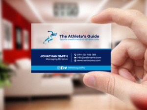 Business Card Design by Creations Box 2015 for The Athlete's Guild | Design: #26468160
