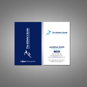 Business Card Design by Creations Box 2015 for The Athlete's Guild | Design: #26468172