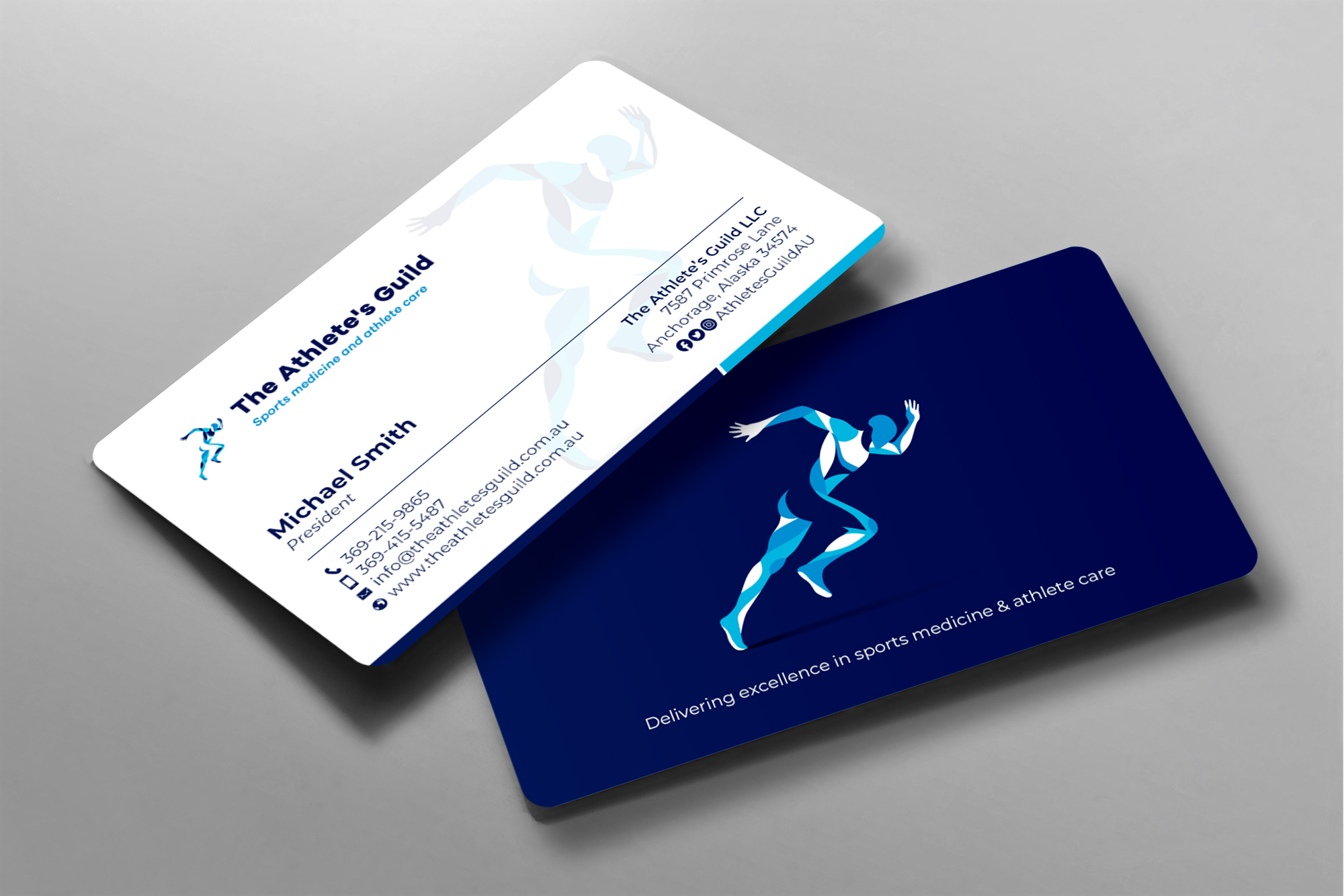 Business Card Design by chandrayaan.creative for The Athlete's Guild | Design #26463408