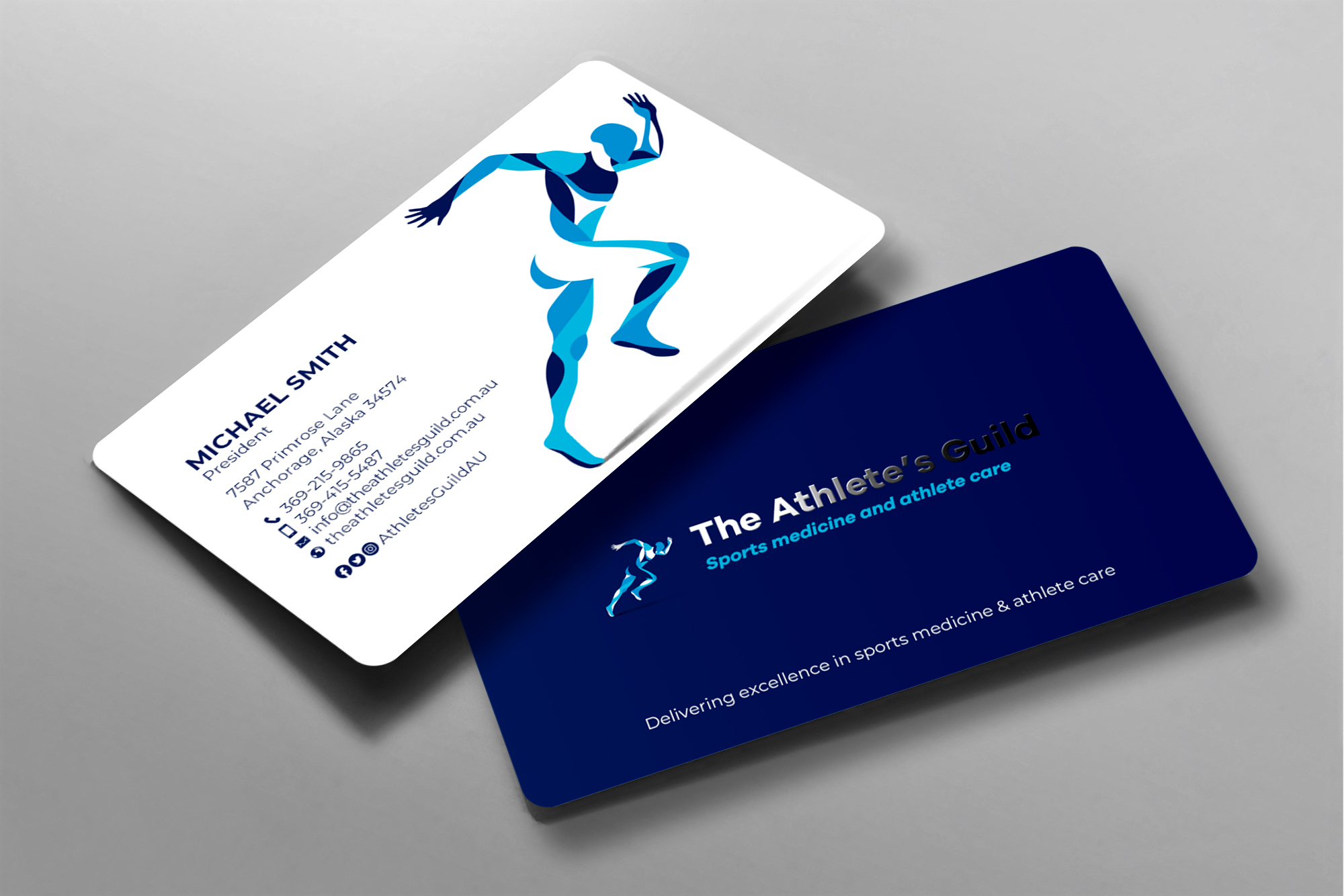 Business Card Design by chandrayaan.creative for The Athlete's Guild | Design #26463420