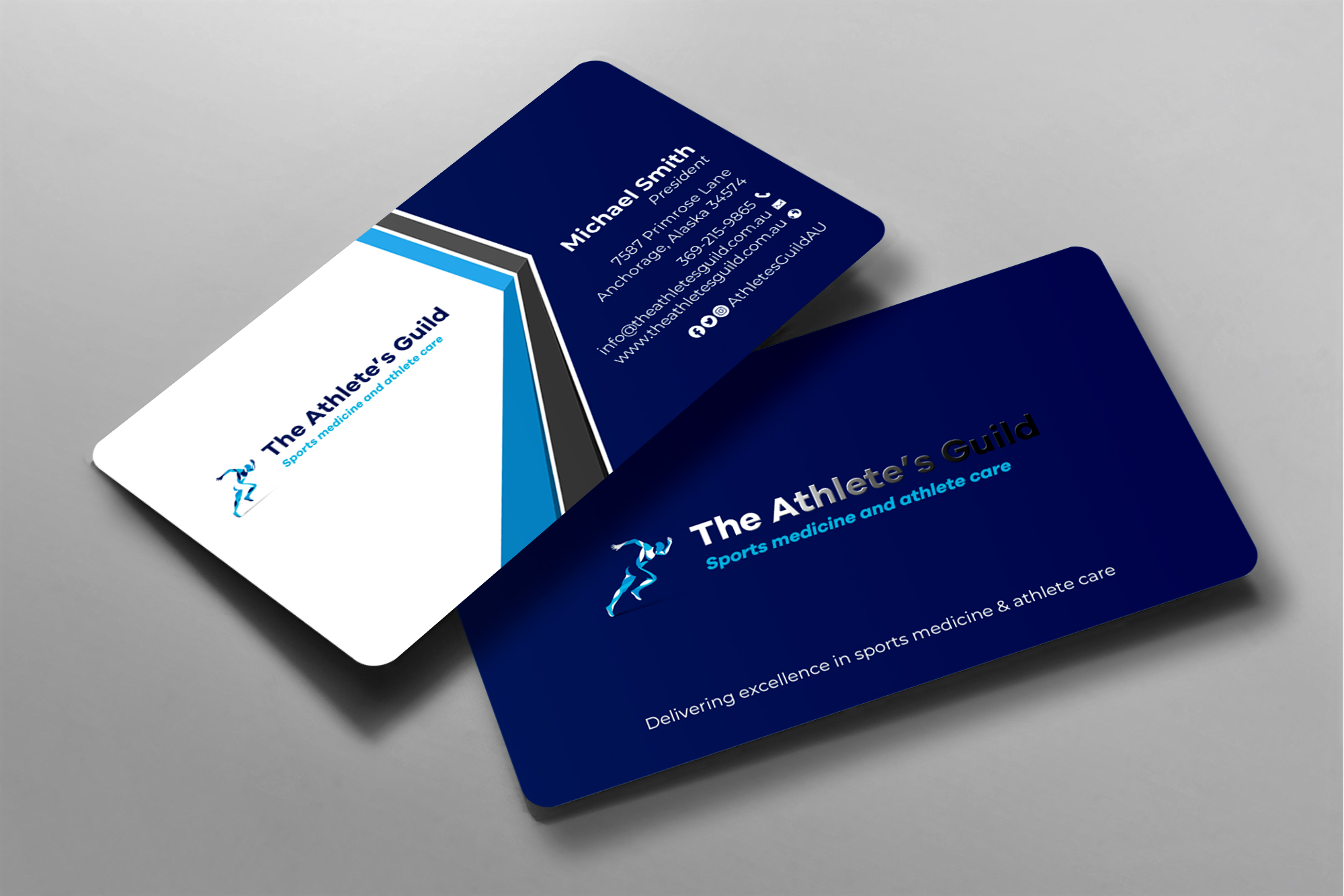 Business Card Design by chandrayaan.creative for The Athlete's Guild | Design #26463422