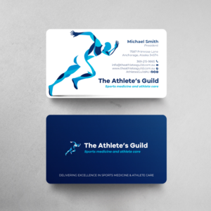 Diseño de Tarjeta de Presentación por chandrayaan.creative para The Athlete's Guild | Diseño: #26463425