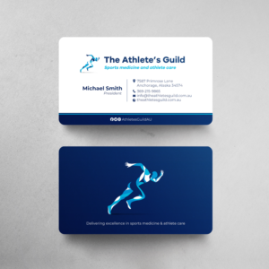 Business Card Design by chandrayaan.creative for The Athlete's Guild | Design: #26463736